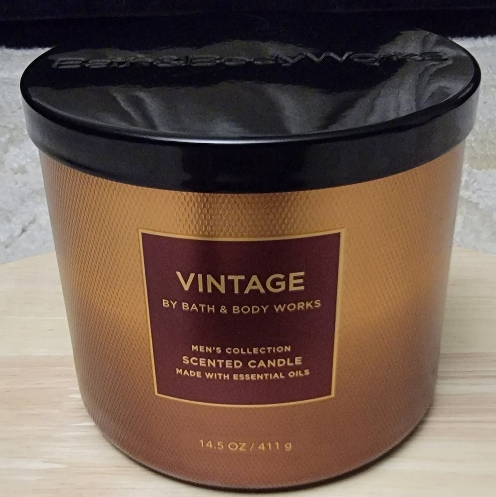 Bath & Body Works 3-Wick Scented Candle Vintage